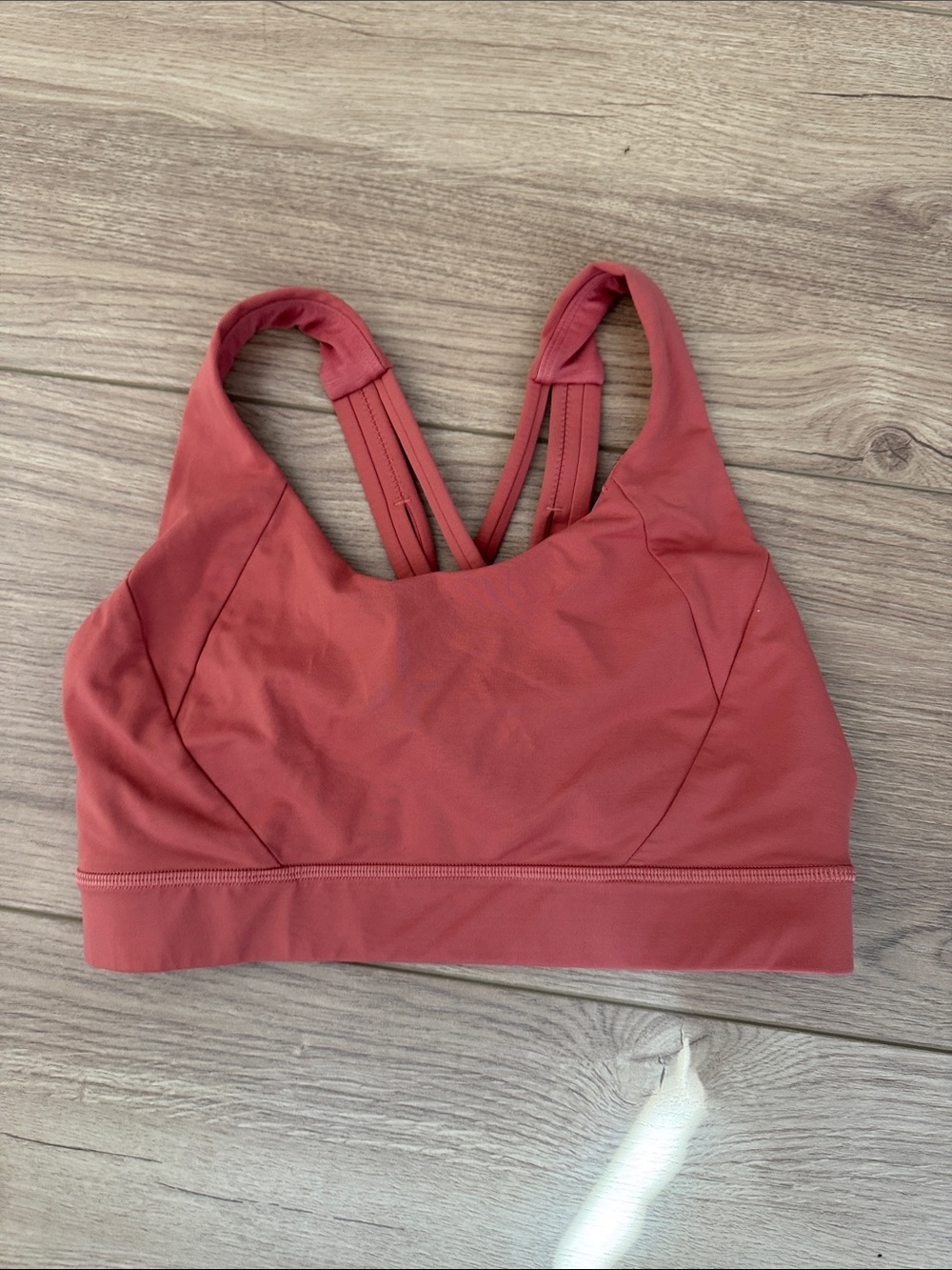 lululemon athletica Double-Strap Seamless Sports Bra - Clay Red